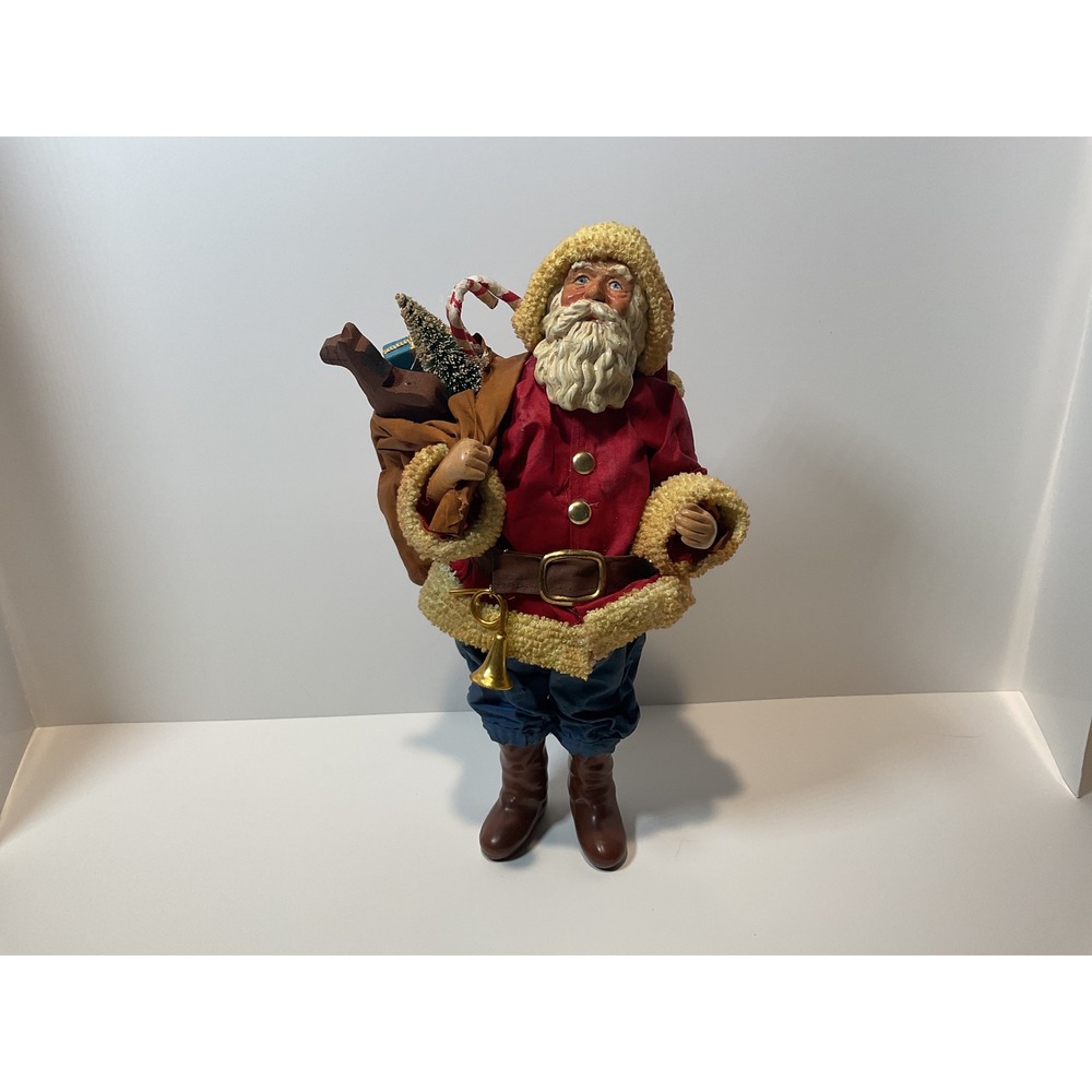 Possible Dreams Clothtique Santa Claus Figurine 1986 Gifts‎ Stocking